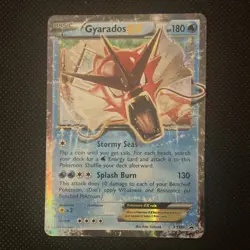 Pokemon Gyarados EX XY106 Promo XY Holo 180 HP Splash Burn TCG Card - Image 1