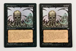 Necropotence - {MTG} - Magic: The Gathering - [VG] LOT OF 2 - Image 1