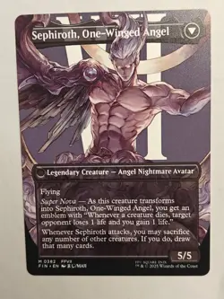 MTG (Borderless) Sephiroth, Fabled Soldier NON FOIL 0382 - Image 2