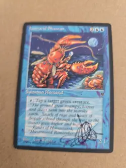 Homarid Shaman SIGNED By Richard Kane Ferguson Magic The Gathering - Image 1