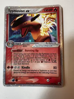 Pokemon Typhlosion ex 110/115 EX Unseen Forces 2005 Holo Rare EX 150 HP - Image 2