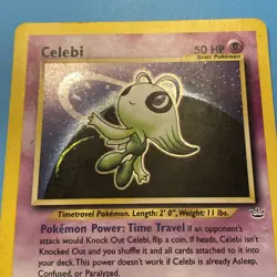 2001 Pokemon Neo Revelation Unlimited Celebi Holo #3 /64 - Image 3