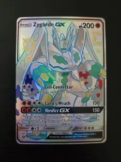 Pokemon TCG Zygarde GX SV65/SV94 Shiny Holo Rare Hidden Fates Shiny Vault NM - Image 1
