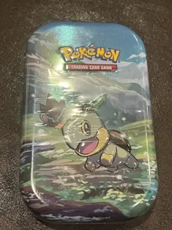 Pokemon TCG: Sinnoh Stars Mini Tin featuring Turtwig and Luxray NEW SEALED - Image 1