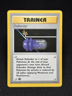 Pokemon TCG Defender Base Set Shadowless 1st Ed 80/102 Uncommon 1999 - Image 1