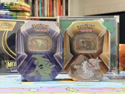 Pokemon Mini Tin Lot of 2 Tyranitar & Slaking Sealed TCG - Image 1