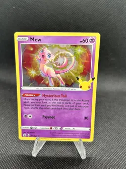 Pokemon TCG Mew 011/025 Holo Celebrations - Image 1