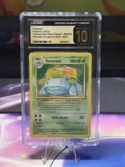 CGC PRISTINE 10 2023 Pokemon CLV EN-TCG Classic Venusaur #003 - Image 1