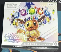 Pokemon TCG S&V Prismatic Evolutions Factory Sealed Elite Trainer Box FREE SHIP - Image 1