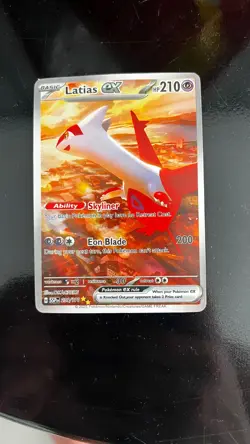 Latias EX 239/191 Special Illustration Rare Ssp En Surging Sparks Pokemon PSA 9 - Image 2