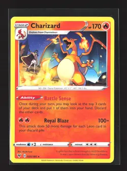 Pokemon SWSH04: Vivid Voltage #025/185 Rare Charizard - Image 1