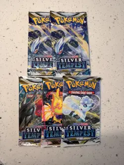 6 x Sword & Shield Silver Tempest Booster Packs - New and Sealed Pokemon - Image 1