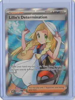 Lillie's Determination 169/132 Ultra Rare Mega Evolution Pokemon Near Mint - Image 1