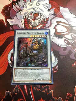 Yugioh! Zalen the Shackled Dragon BPRO-EN042 Super Rare 1st Edition NM - Image 1