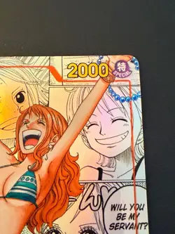 One Piece CCG Nami The Premium Best Booster Nami Manga Alt Art OP01-016 - Image 5