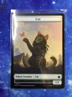Cat (1) Token - Foundations - Magic the Gathering - Image 1