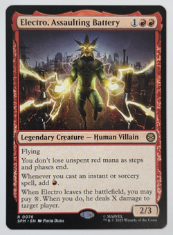 Electro, Assaulting Battery Marvel's Spider-Man Regular Magic The Gathering - Image 1