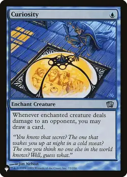 [MTG] Curiosity (8ED-72) (PLST) NM - Image 1
