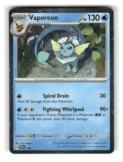 Vaporeon (Cosmos Holo) 168 Holo Promo Scarlet & Violet Promo Pokemon Near Mint - Image 1