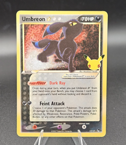 Pokemon TCG: Umbreon Gold Star 17/17 Celebrations 25th Anniversary NM - Image 1