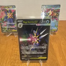 Pokemon Mega Starmie EX Holo Card Lot (3) English - Image 2