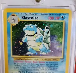 2000 Pokemon BLASTOISE-HOLO Base Set 2 02/130 - Image 4