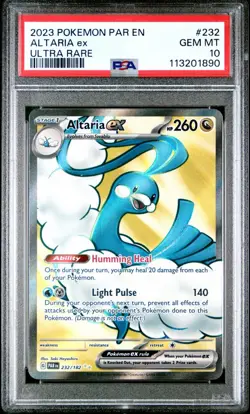 2023 Pokemon Altaria ex - Paradox Rift - 232/182 - PSA 10 GEM MINT - Image 2