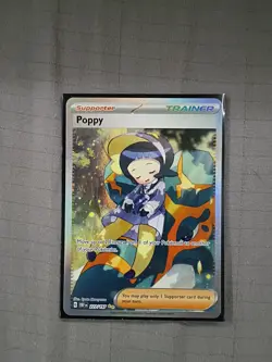 Pokemon TCG OBF 227/197 Poppy Trainer SIR NM- /LP++ 🔥 - Image 1