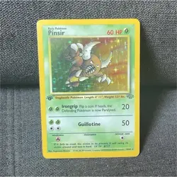 Pokemon Pinsir Jungle 1st Edition Holo Rare 9/64 - Image 1