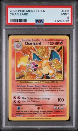 2023 Pokemon Classic CLC EN Charizard #003 - PSA 9 - Image 1