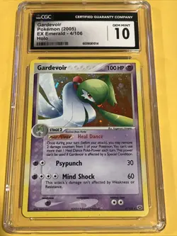 2005 Pokemon EX Emerald Holo Gardevoir #4/106 CGC 10 Gem Mint - Image 1