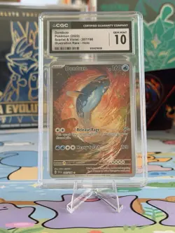 CGC 10 GEM MINT Dondozo 207/198 Illustration Rare – Scarlet & Violet Pokemon TCG - Image 1