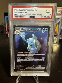 Pokemon Blastoise ex 200/165 Scarlet & Violet 151 Special Illustration Rare Hol… - Image 1