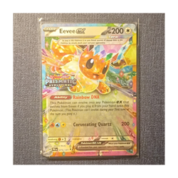 Pokemon Eevee EX 075/131 Prismatic Evolutions Promo 200 HP Basic Holo English - Image 1