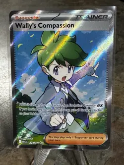 Pokemon NM Holo Wally's Compassion - 176/132 Ultra Rare ME01: Mega Evolution - Image 1