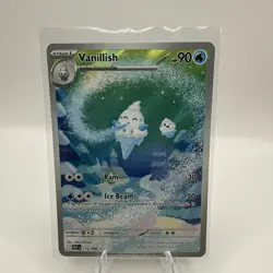 Vanillish 112/086 Sv: White Flare Holo Illustration Rare Near Mint Pokemon TCG - Image 1