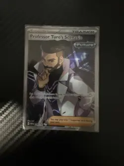 Pokemon Professor Turo's Scenario 240/182 SV04 Ultra Rare Holo English - Image 1