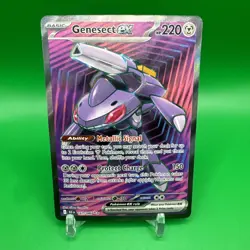 Genesect EX 161/086 Sv: Black Bolt Holo Ultra Rare Full Art Pokemon TCG NM - Image 1