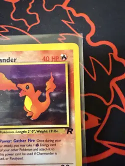 1999-2000 Pokemon TCG Charmander 1st Edition Team Rocket. L P - Image 4