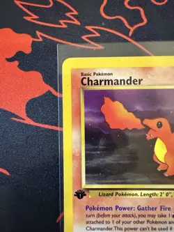 1999-2000 Pokemon TCG Charmander 1st Edition Team Rocket. L P - Image 5