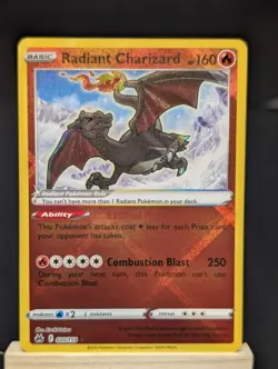 Pokemon TCG Radiant Charizard SV: Paldean Fates Radiant Rare Holo English NM - Image 1