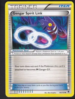 Gengar Spirit Link 95/119 Uncommon Phantom Forces Pokemon LP - Image 1