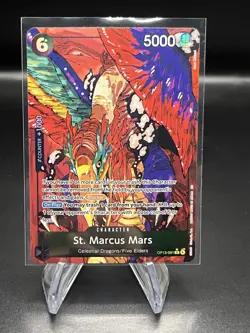 One Piece CCG St. Marcus Mars Alternate Art OP13-091 Carrying On His Will (Foil) - Image 1