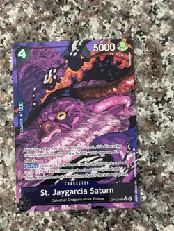 St. Jaygarcia Saturn (Alternate Art) R One Piece Carrying On His Will OP13-083 - Image 1