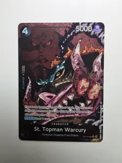St. Topman Warcury (Alternate Art) OP13-089 Carrying On His Will Foil - Image 1