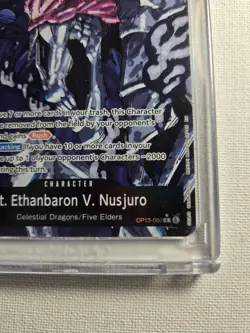 One Piece TCG St. Ethanbaron v. Nusjuro Alt Art White Text, OP13-080 - Image 3