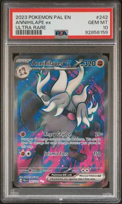 ANNIHILAPE EX 242/193 POKEMON PAL EN-PALDEA EVOLVED ULTRA RARE PSA 10 - Image 1