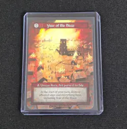 Year of the Blaze Non-Foil Unique Sorcery Arthurian Legends AL TCG Trading Card - Image 1