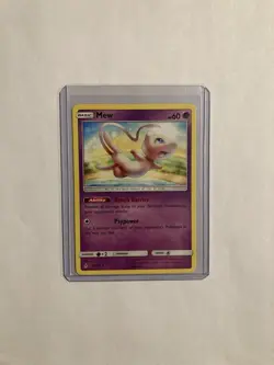Pokemon TCG Mew 76/214 Sun & Moon Unbroken Bonds Non-Holo Rare Card - Image 1
