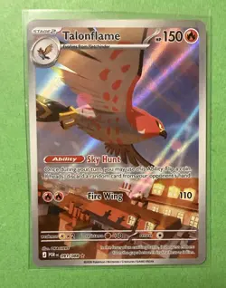 Talonflame 091/088 Illustration Rare Pokemon Perfect Order Card NM Free Shipping - Image 1